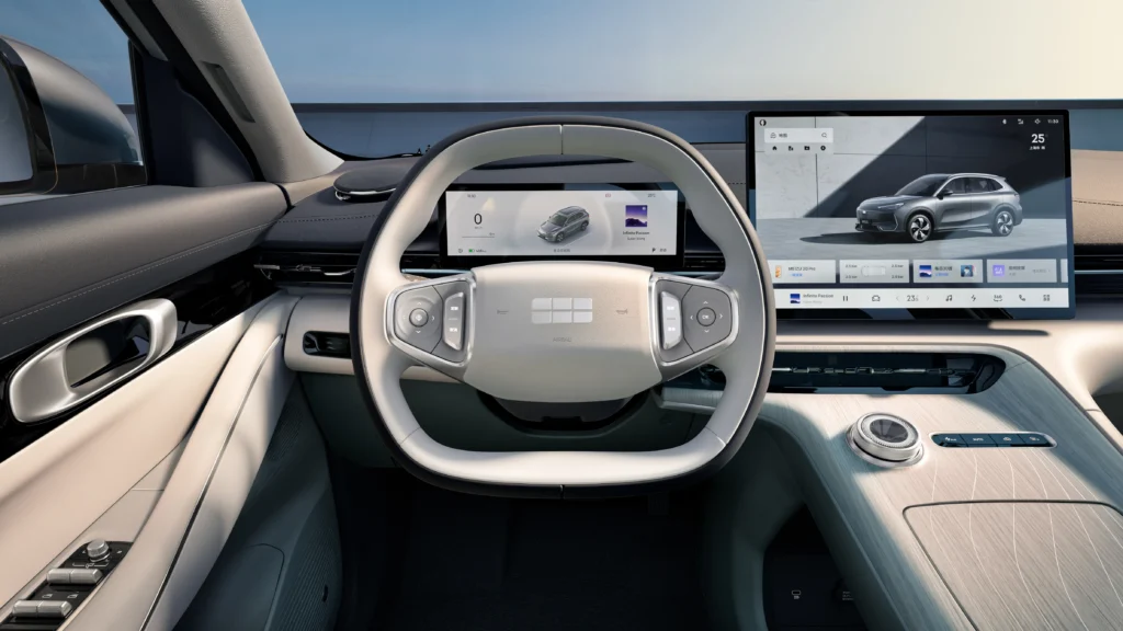 interior geely ex5